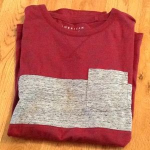 American Eagle striped t shirt